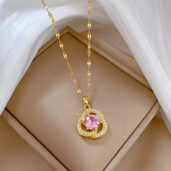 Pink Halo Necklace - Image 2