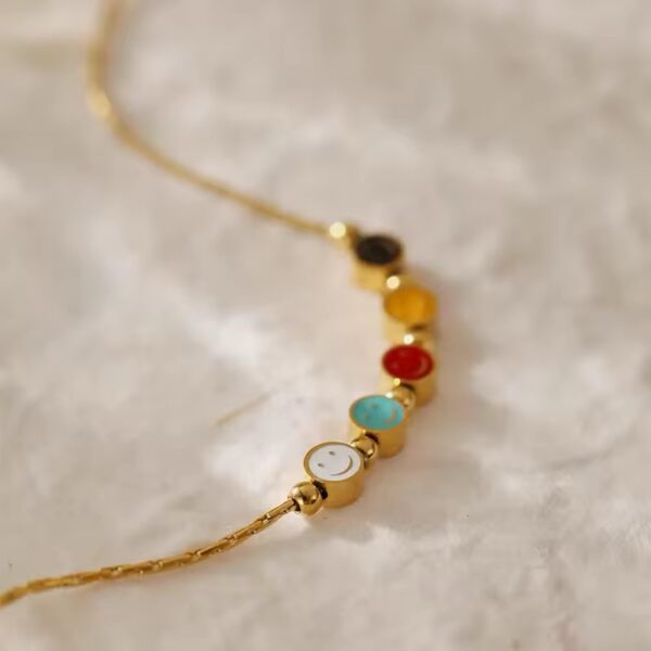 Smiley beads necklace - Image 2